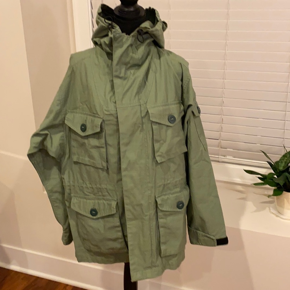 Men's Green Hooded Jacket